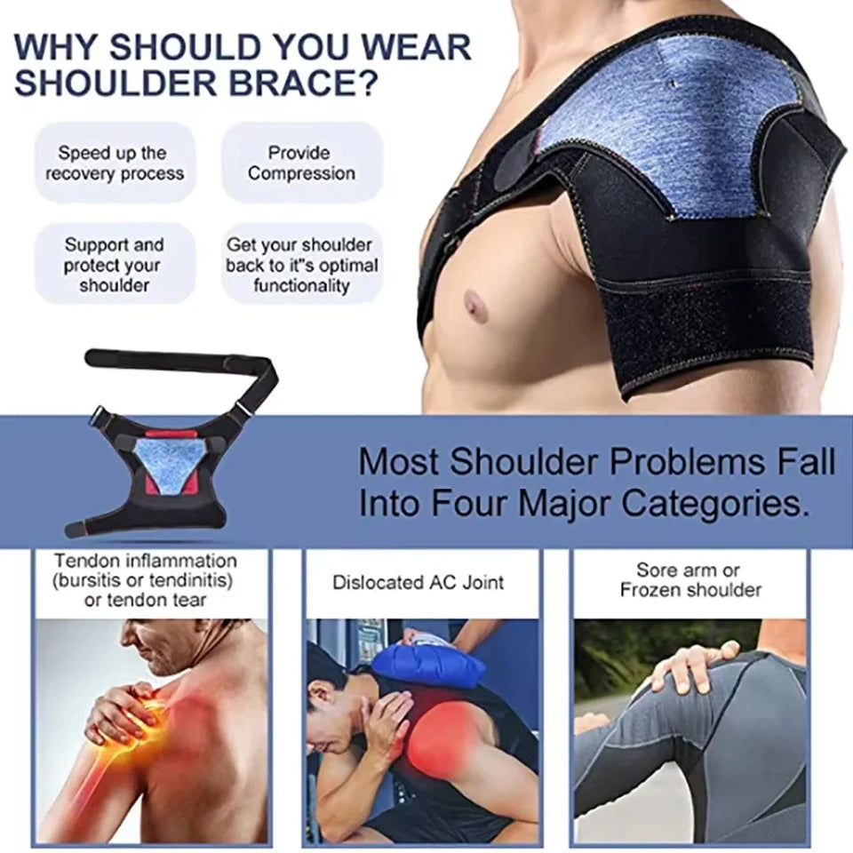 Adjustable Weightlifting Shoulder Pad – Unisex