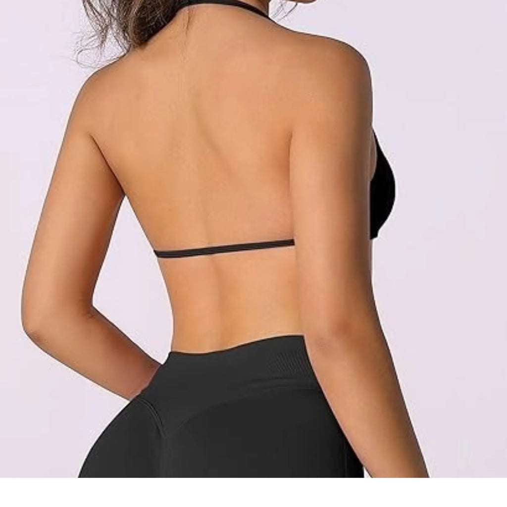 ALMASTRONG Women’s Gym Yoga Bra – Running Sling Support