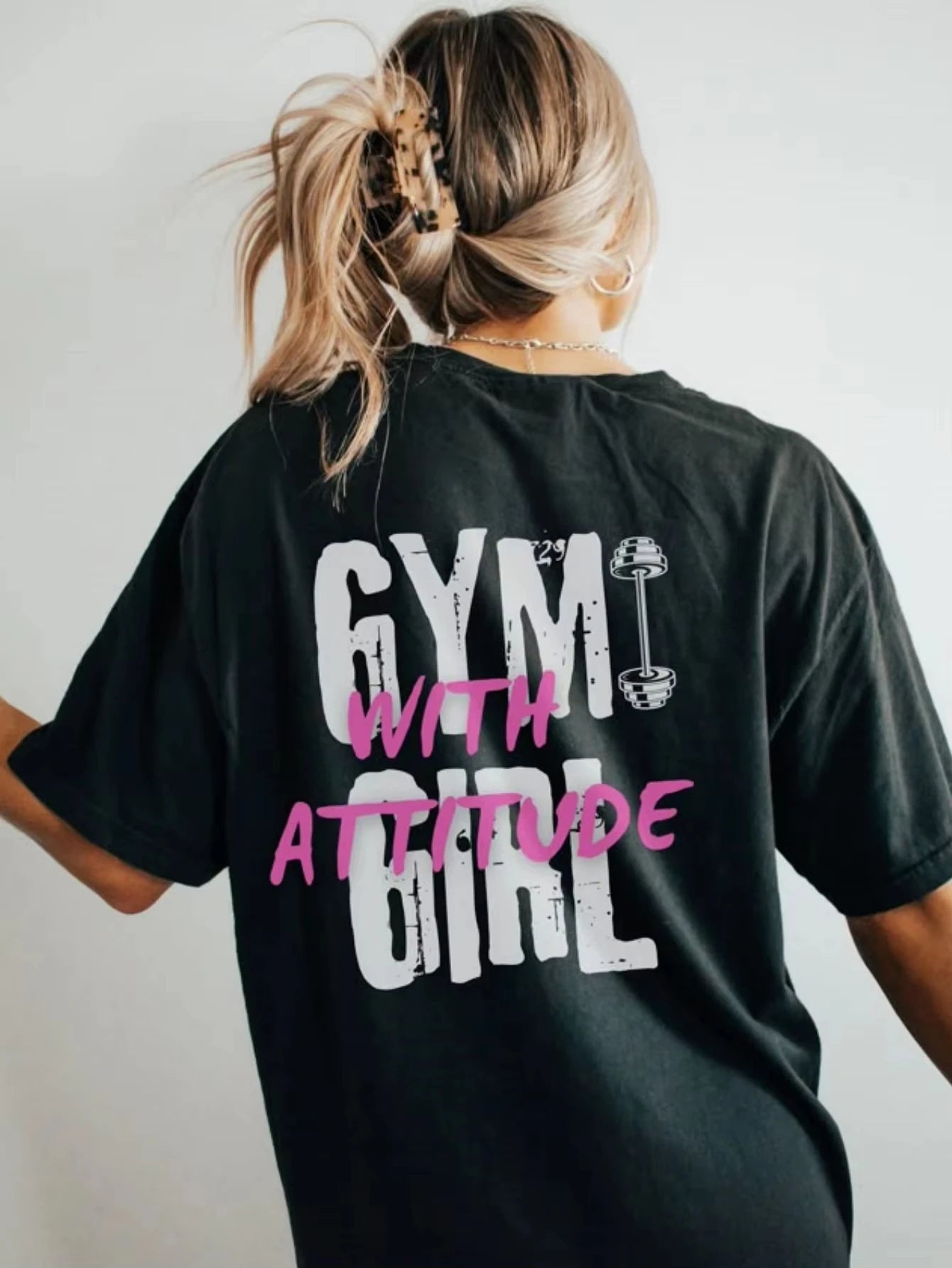 Women’s “Gym with Attitude” Graphic T-Shirt