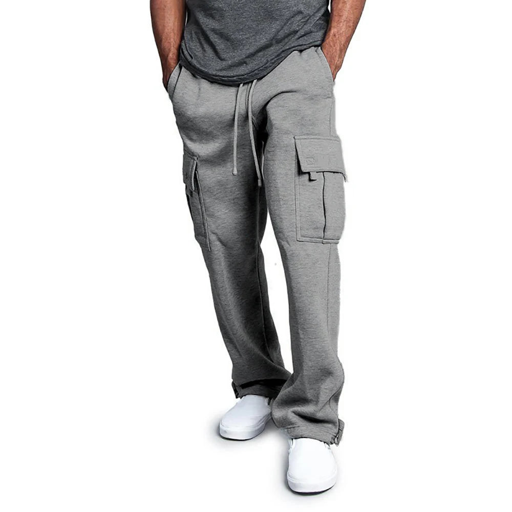 ALMASTRONG Men’s Straight-Fit Joggers