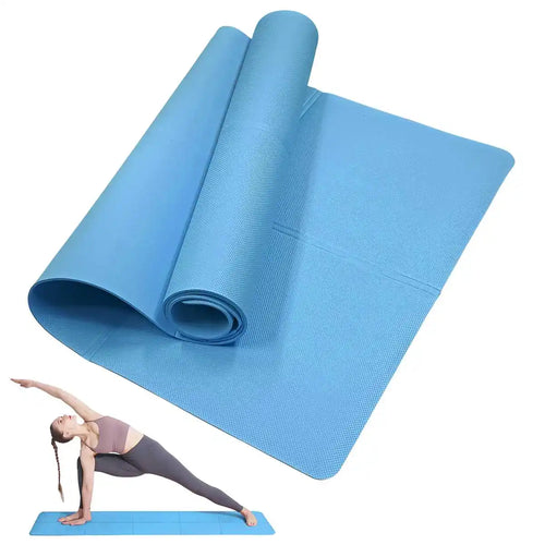 Yoga Mat Pilates Fitness Mat 3/4/6mm Thicknes Non Slip Yoga Cushion