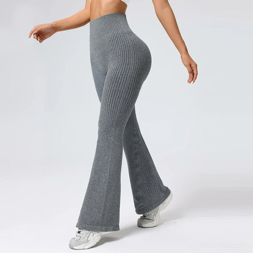 Breathable Flared Trousers Yoga-to-Street Chic Athleisure Fitness