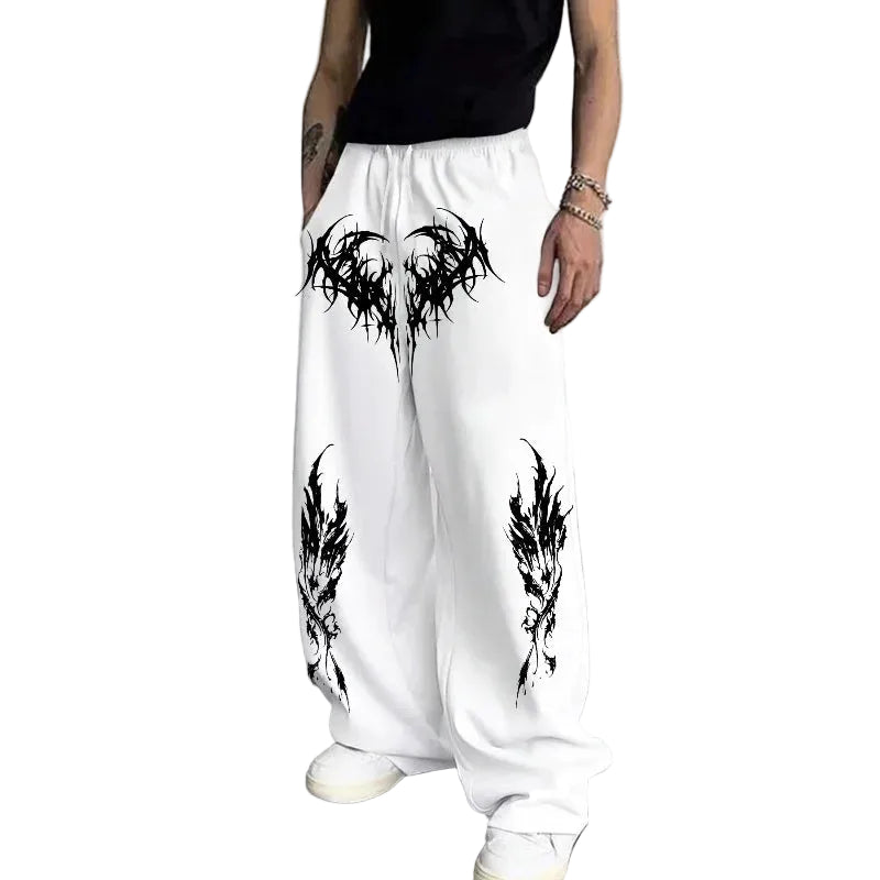 New 3D Printed Gothic Dark Style Pants, Comfortable Sports Pants for Home Wear, Super Powerful Hero Icons, Quick-dry Pants - ALMASTRONG