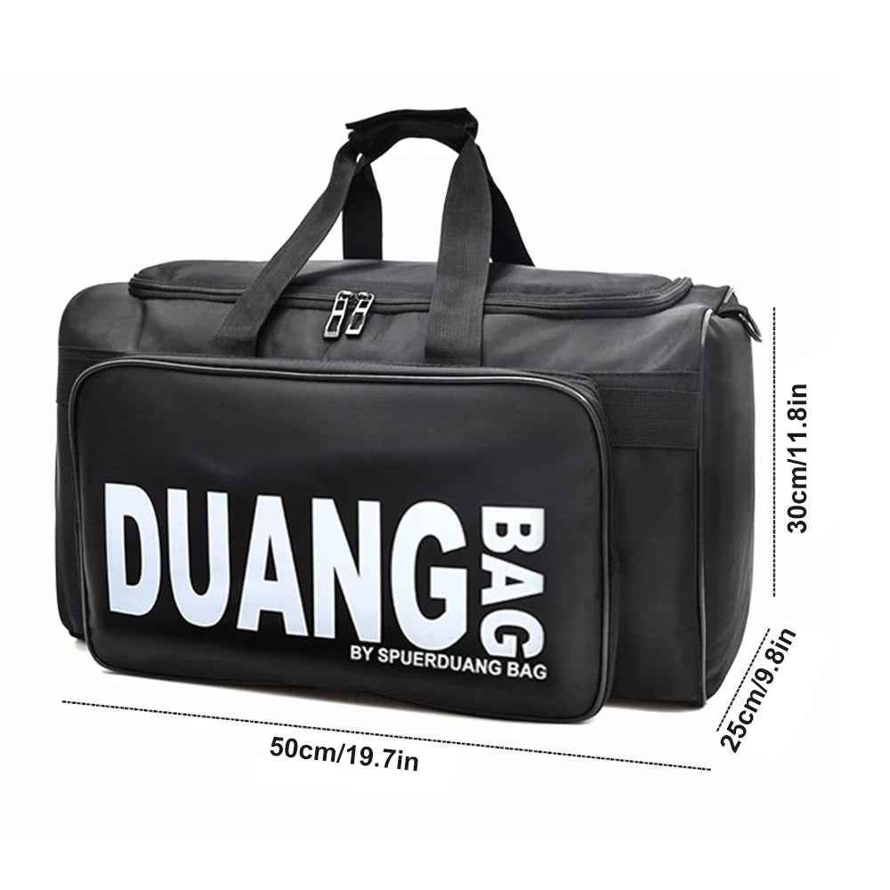 1pcs  Water Resistant Gym Bag Sports Travel Duffel Weekender Bag for