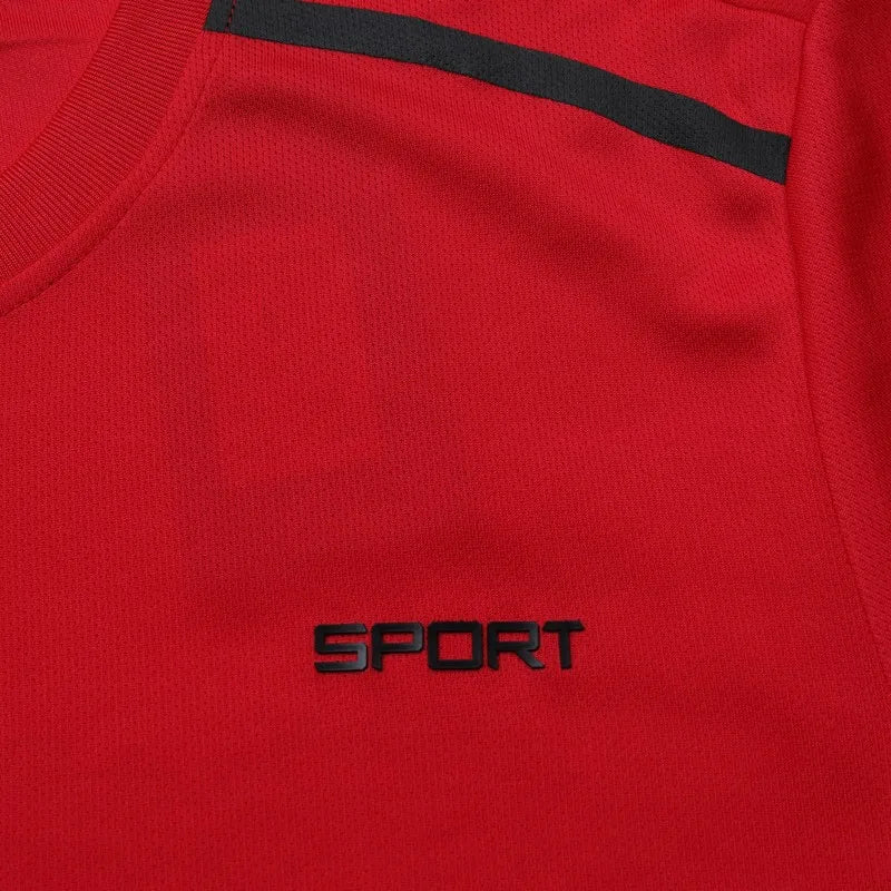 CHRLCK Men's Quick Drying Running Sets Breathable Hiking Fishing