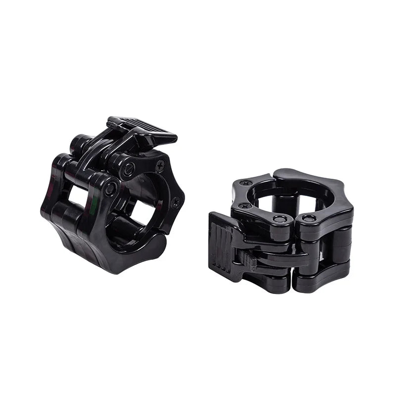2.5CM 2pcs Barbell Clamps Spin Lock Collars Weight Bar Clips for