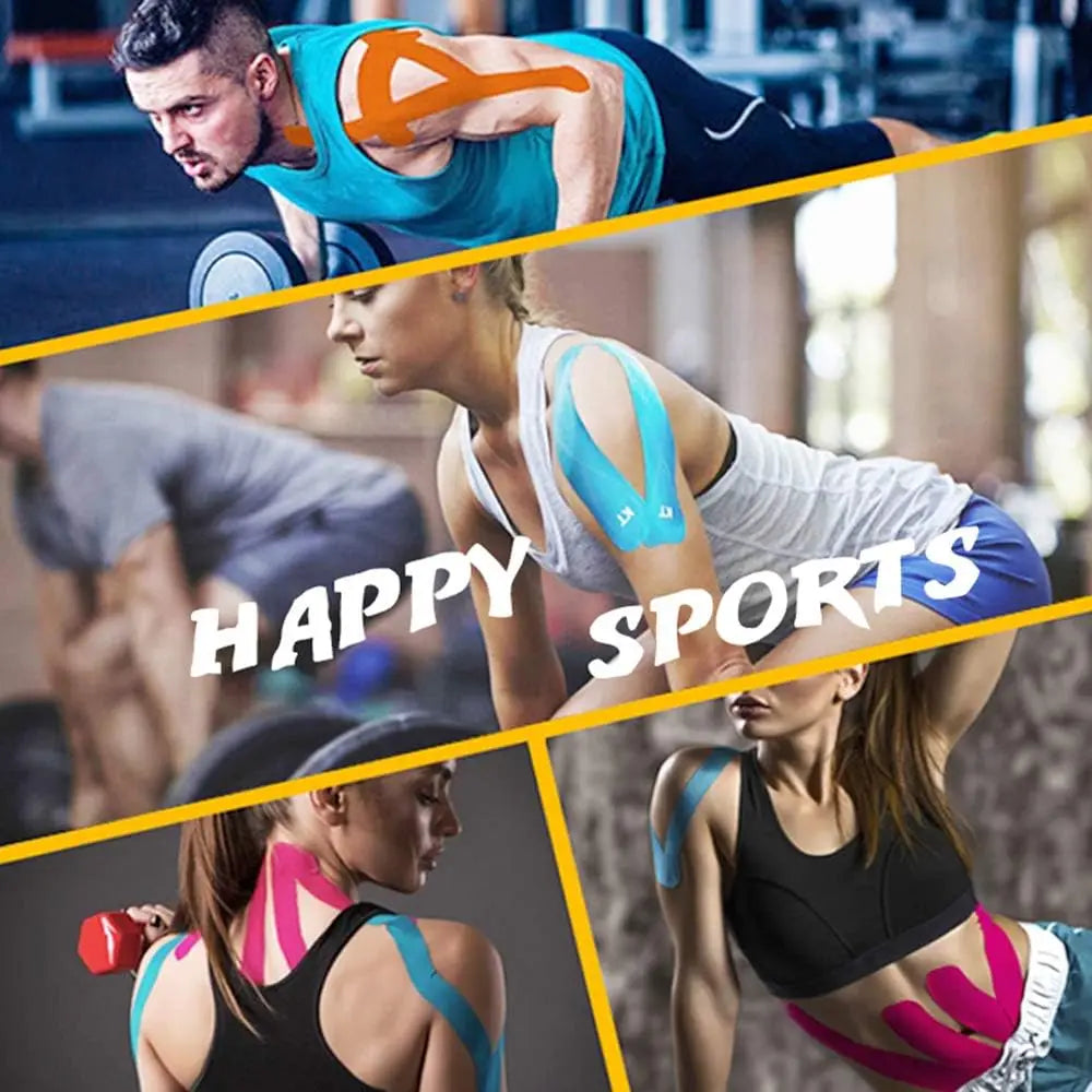 Sports Waterproof Kinesiology Tape Stickers Athletic Bandage Muscle