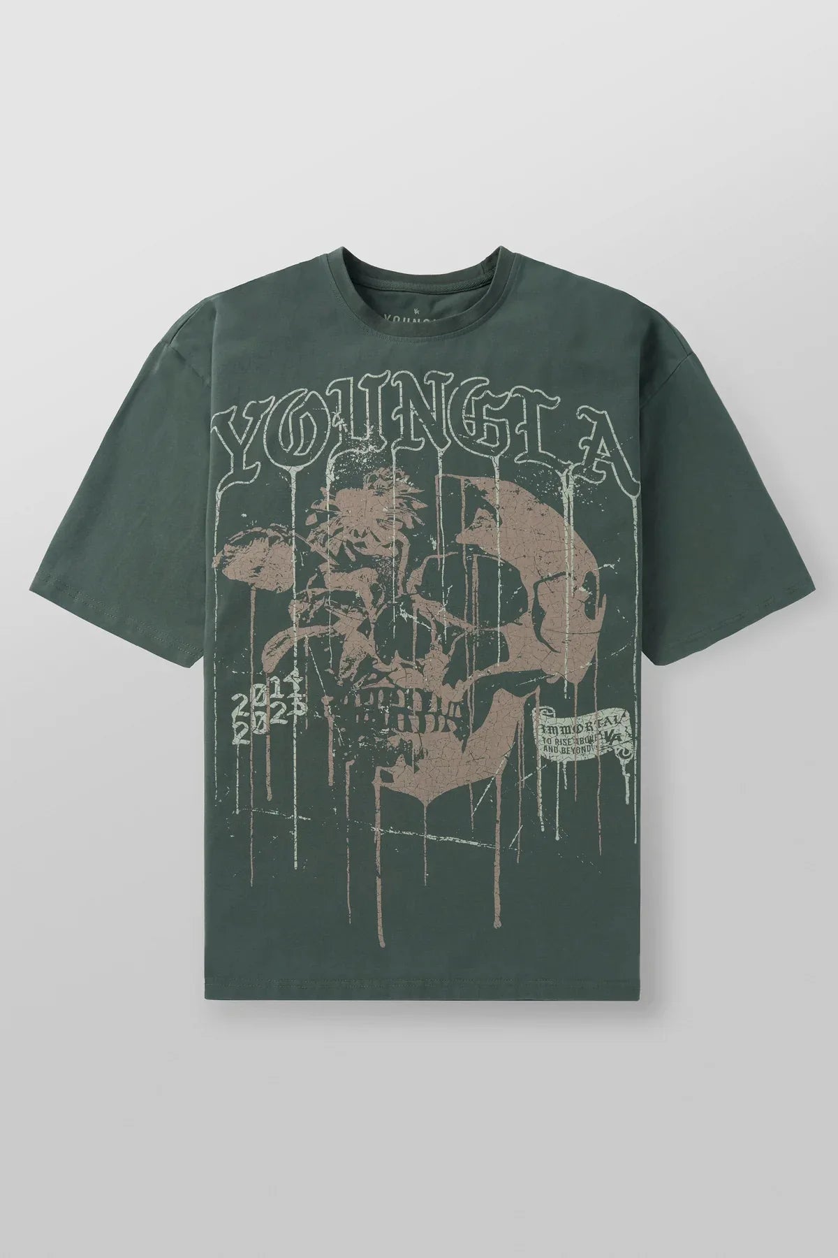 ALMASTRONG Men’s Oversized Sports T-Shirt – American Style Gym & Training Tee