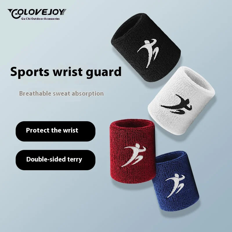 Sports Wristbands for Men Women - Breathable Sweat Absorbing Wrist