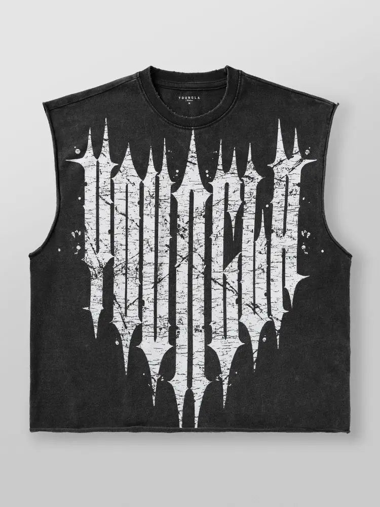 ALMASTRONG Men’s Sleeveless Cotton Tank Top – Gym & Fitness Training Vest