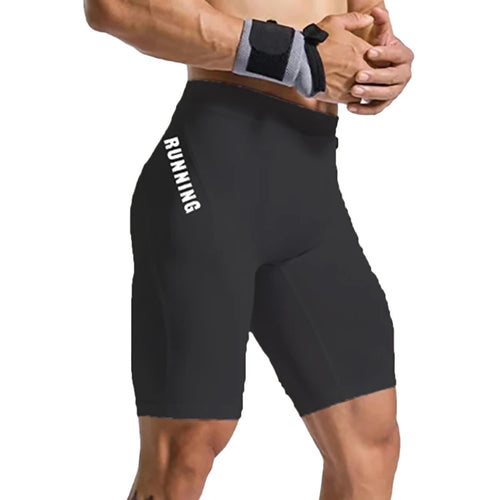 Men's Bodybuilding Shorts Gym Running Leggings Male Joggings Elastic