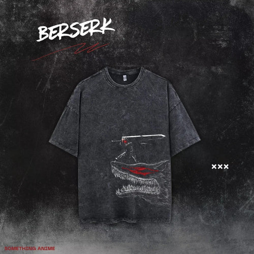 ALMASTRONG Anime Berserk T-Shirt – Men’s Cotton Graphic Tee
