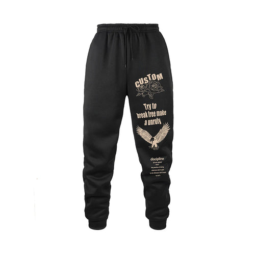 Men Sweatpants Spring Autumn New Jogger Gym Sports Fitness Printed