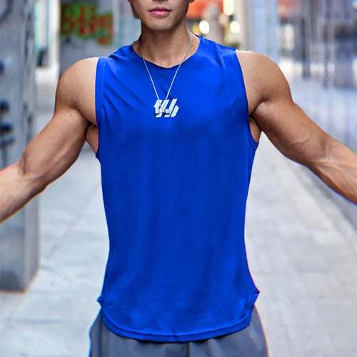 2023 newest Summer Gym Vest High Quality mesh Shirt Sleeveless