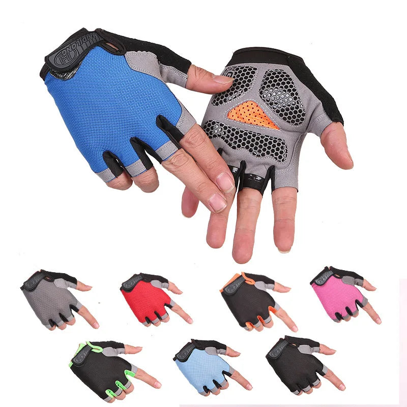 Half Finger Gym Gloves – Workout & Fitness Mittens