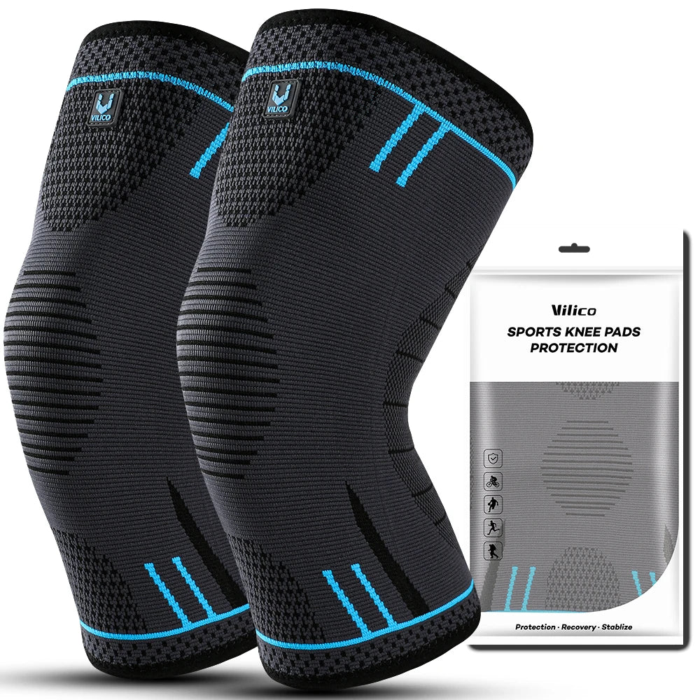 Compression Knee Support Sleeve – Breathable Elastic Knee Pad