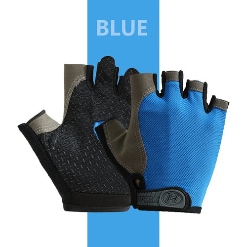 Gym Gloves Fitness Training Fingerless Men Women Bodybuilding Exercise