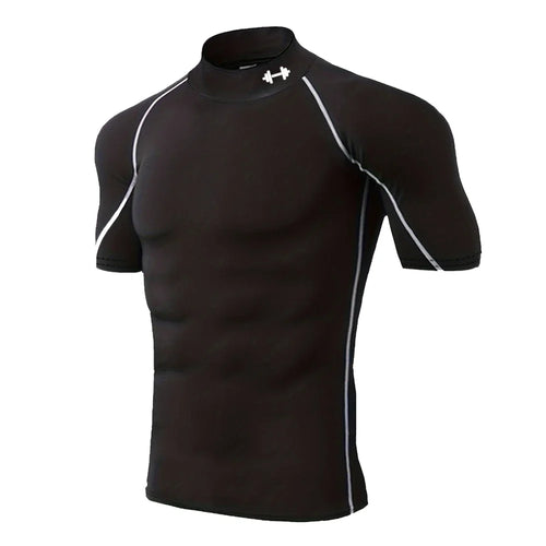 Quick-drying Exercise Compression Short Sleeve Summer Gym Running