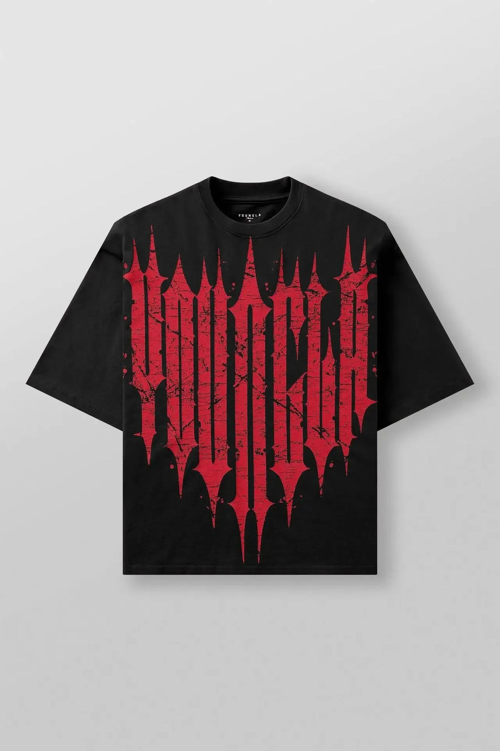 ALMASTRONG Men’s Oversized Sports T-Shirt – Cotton Gym & Training Tee