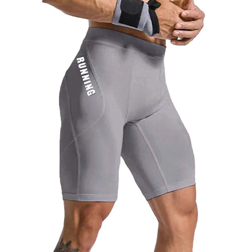 Men's Bodybuilding Shorts Gym Running Leggings Male Joggings Elastic