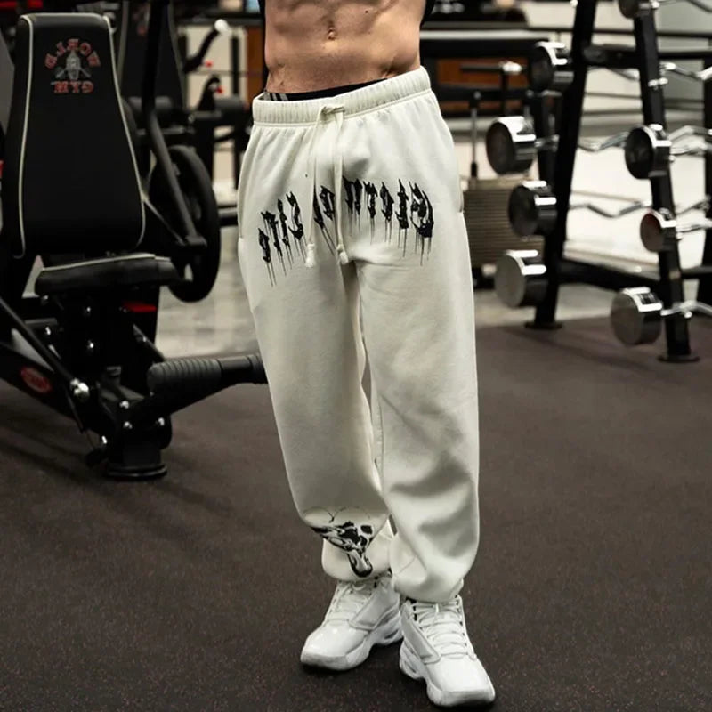 2024 European and American Men's New Year Wear Sports Pants Casual