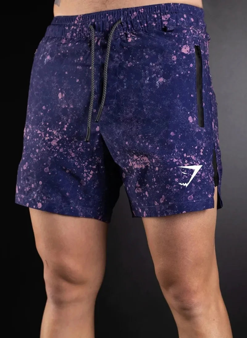 ALMASTRONG Men’s 2-in-1 Training Shorts – Double Layer Fitness & Muscle Shorts