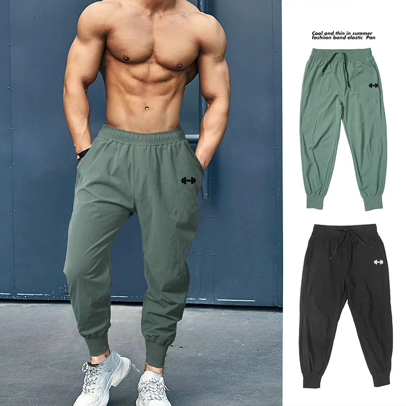 Gym Bodybuilding Fitness Sport Pants Men Casual Training Trousers