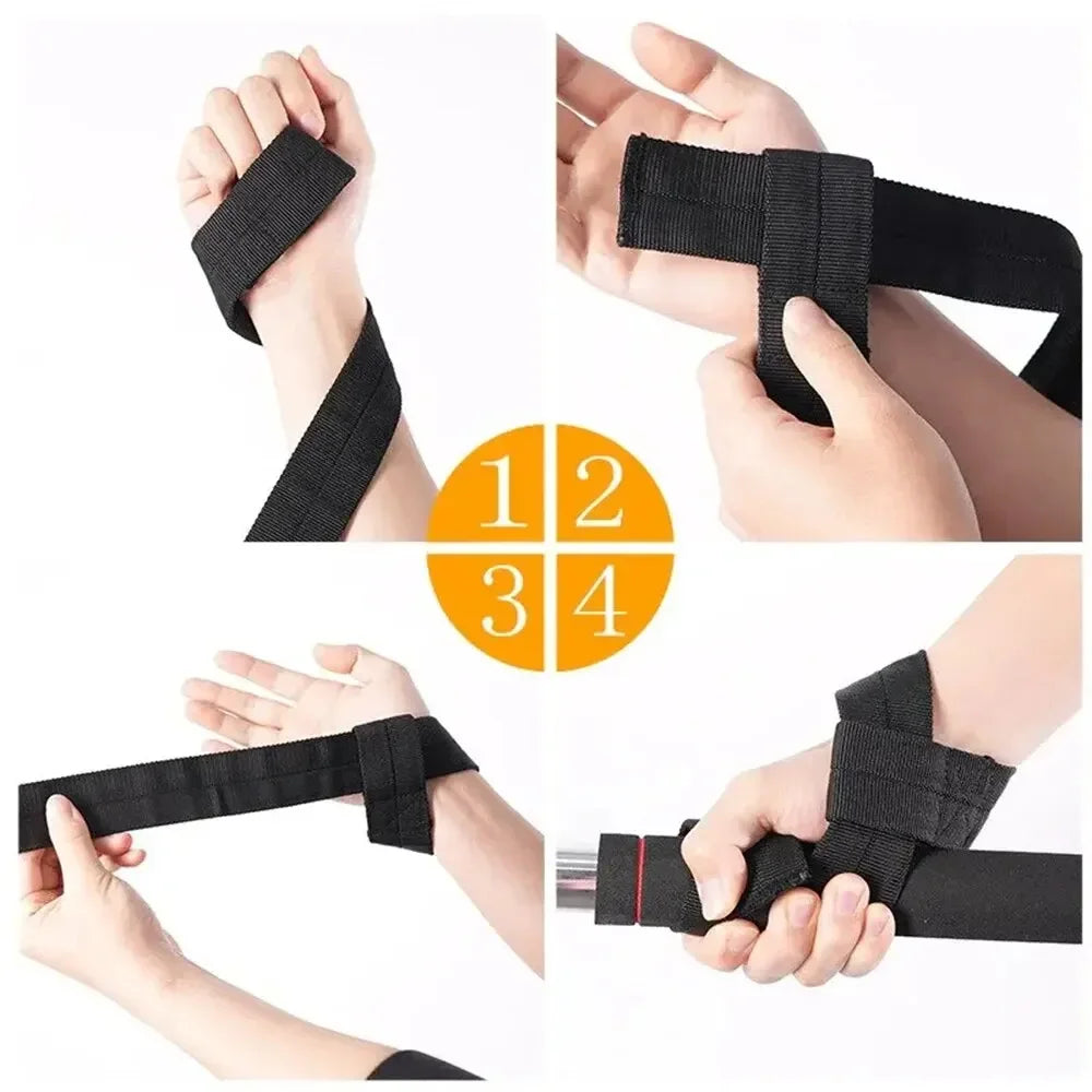 Antislip Weight Lifting Straps Deadlift Straps for Heavylifting