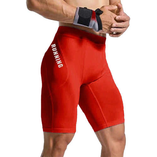 Men's Bodybuilding Shorts Gym Running Leggings Male Joggings Elastic