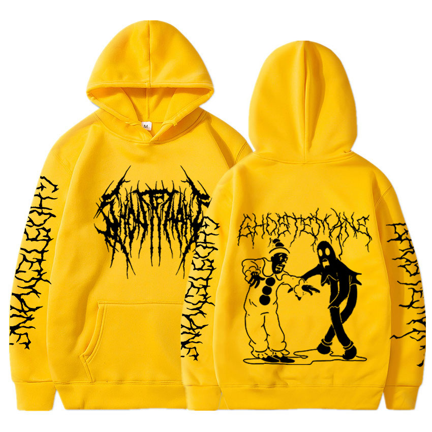 Ghostemane Double Sided Print Hoodie Men's Fashion Hip Hop Metal Rock Hoodies Gothic Oversized Sweatshirt Tracksuit Streetwear - ALMASTRONG