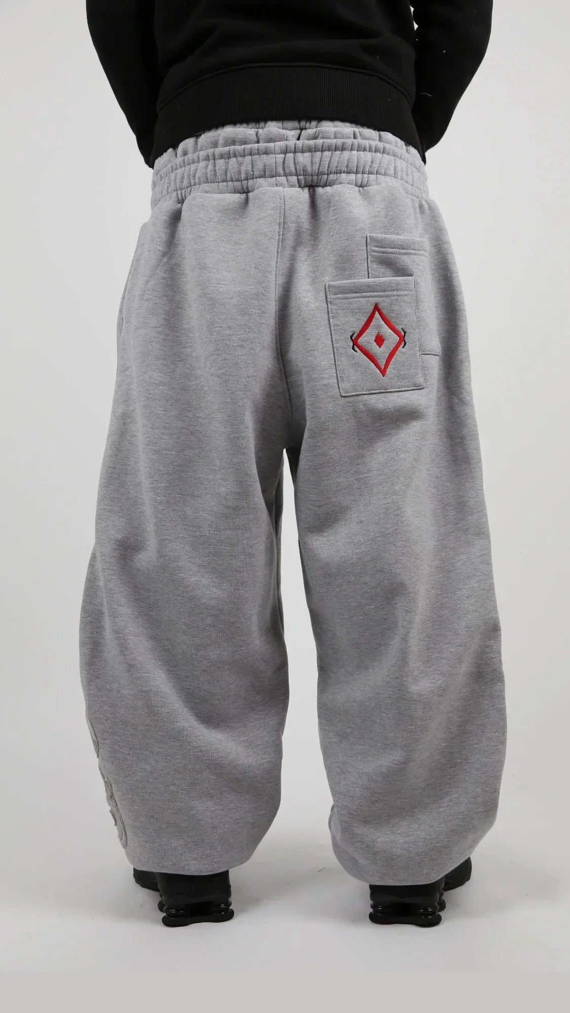 ALMASTRONG Unisex Gothic Embroidered Sweatpants