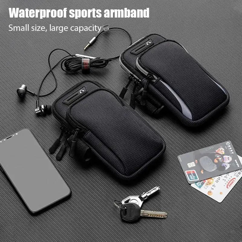 Running Armband Phone Case Waterproof Holder bag for iPhone 16 Samsung