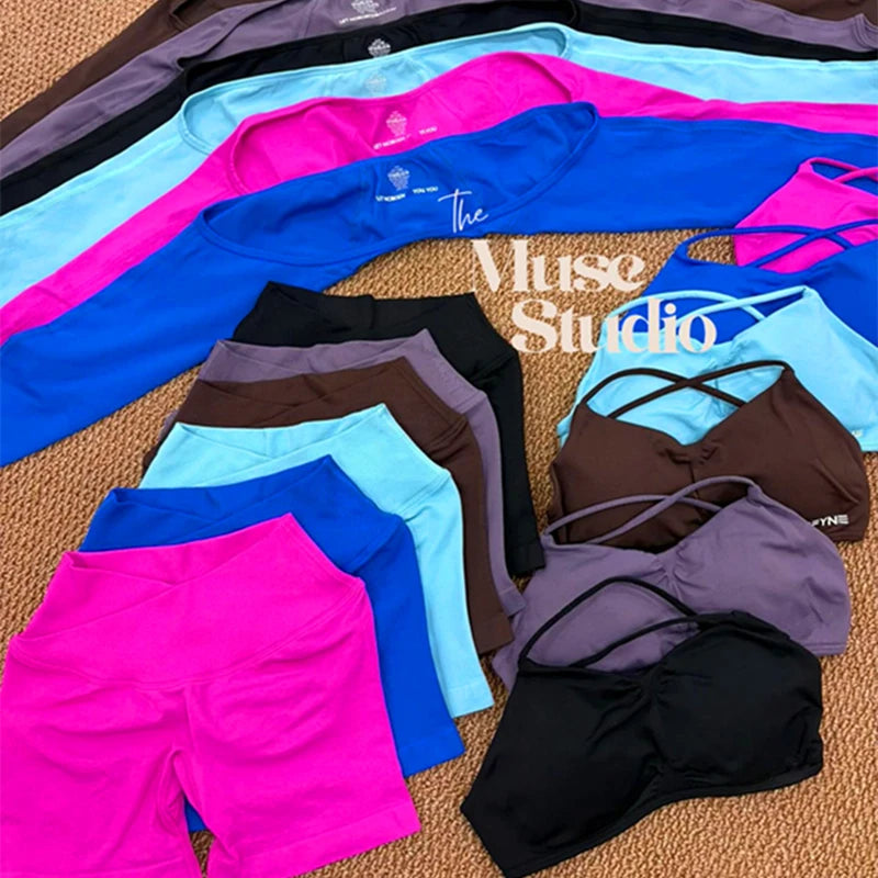 ALMASTRONG Women’s High-Stretch Gym Sett