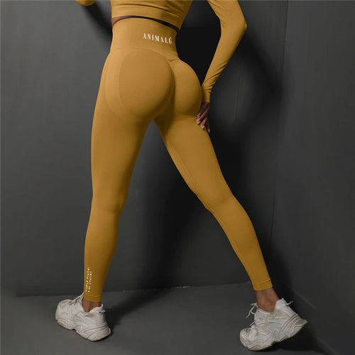 2023 ANIMALU Seamless Leggings Women Gym Yoga Pants Women's High Waist