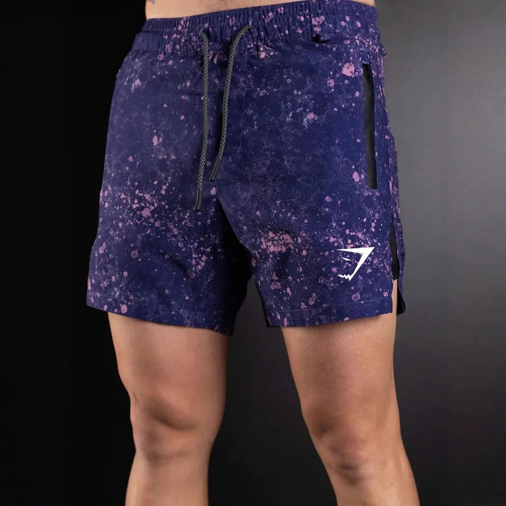 ALMASTRONG Men’s 2-in-1 Training Shorts – Double Layer Fitness & Muscle Shorts