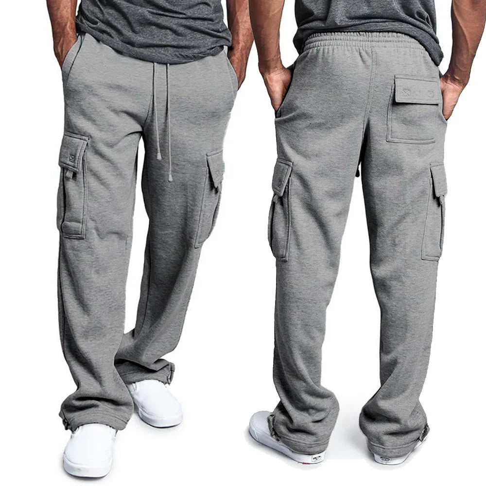 ALMASTRONG Men’s Straight-Fit Joggers