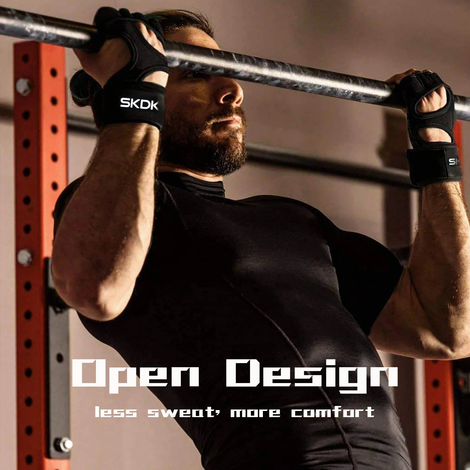 Weight Lifting Fitness Gloves with Wrist Wraps