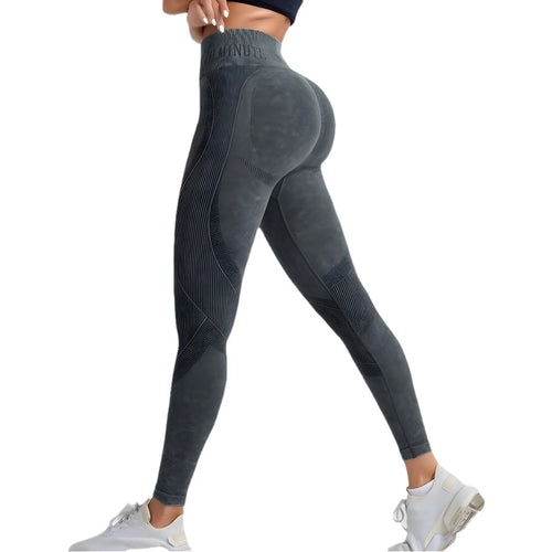 Women Seamless Gym High Waist Yoga Pants Hip Lifting Outdoor Sports