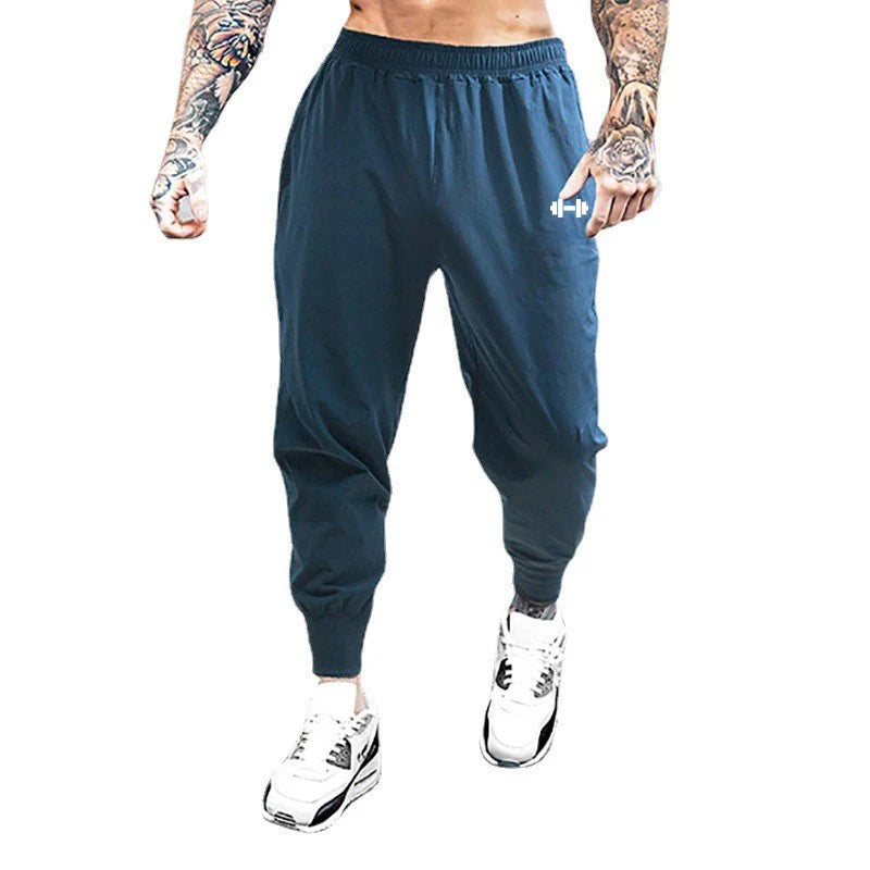 Gym Bodybuilding Fitness Sport Pants Men Casual Training Trousers