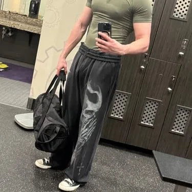 Fashion brand printed high street casual pants jogging sports casual fashion sports street sports retro pants new hot sale - ALMASTRONG