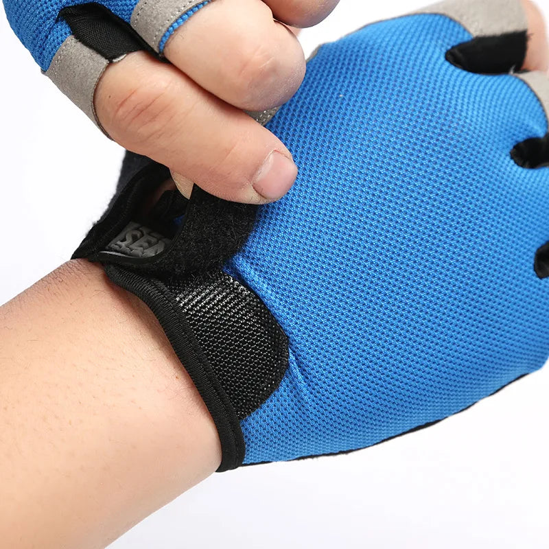 Gym Gloves Fitness Training Fingerless Men Women Bodybuilding Exercise