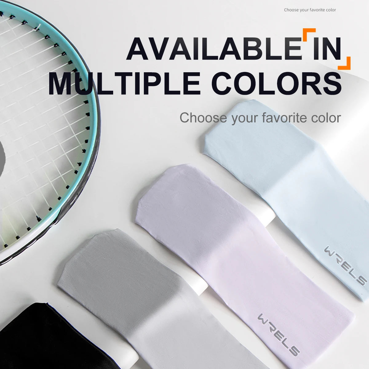 WRELS Sport Headband Running Fitness Sweatband Elastic Absorbent Sweat