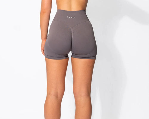 ALMASTRONG Women’s Seamless Scrunch Shorts –  Gym & Yoga Fit