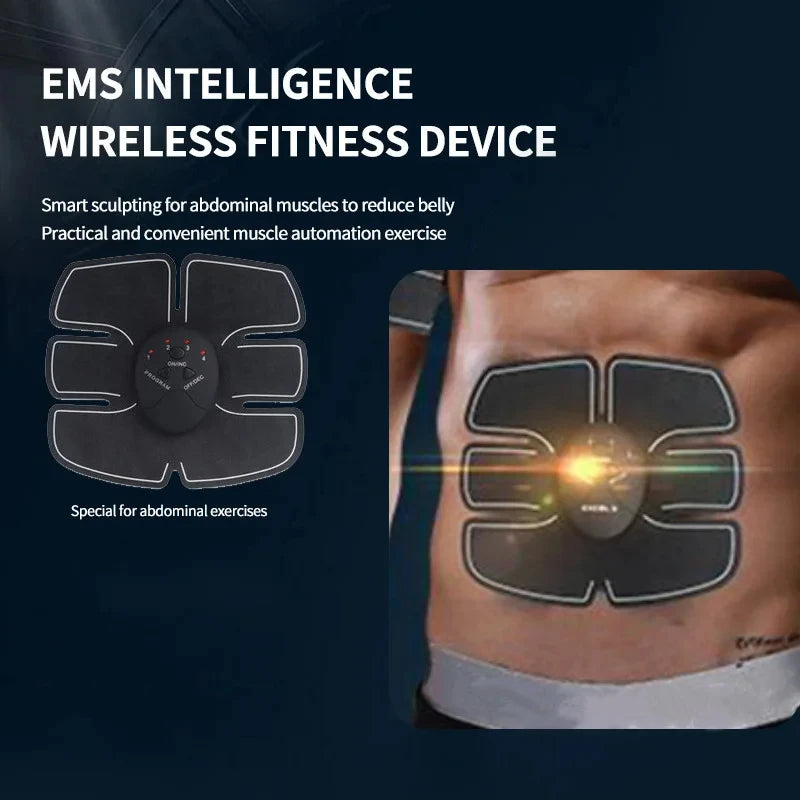 Electric Abdominal Fitness Patch – Wireless EMS Body Shaping Massager