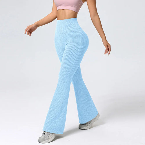 Breathable Flared Trousers Yoga-to-Street Chic Athleisure Fitness