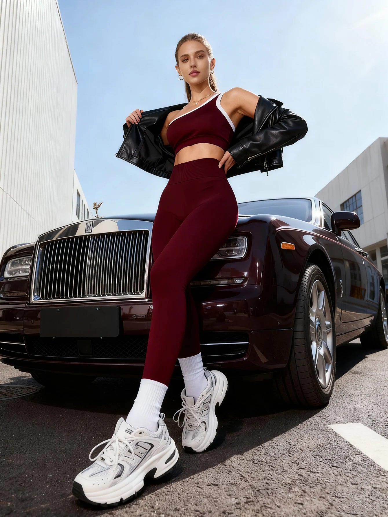 2 pcs Women Seamless Yoga Sets Jogging Outfit Sport Leggings Bra Sportswear Woman Gym Outfit Workout Set Yoga Clothes Activewear - ALMASTRONG