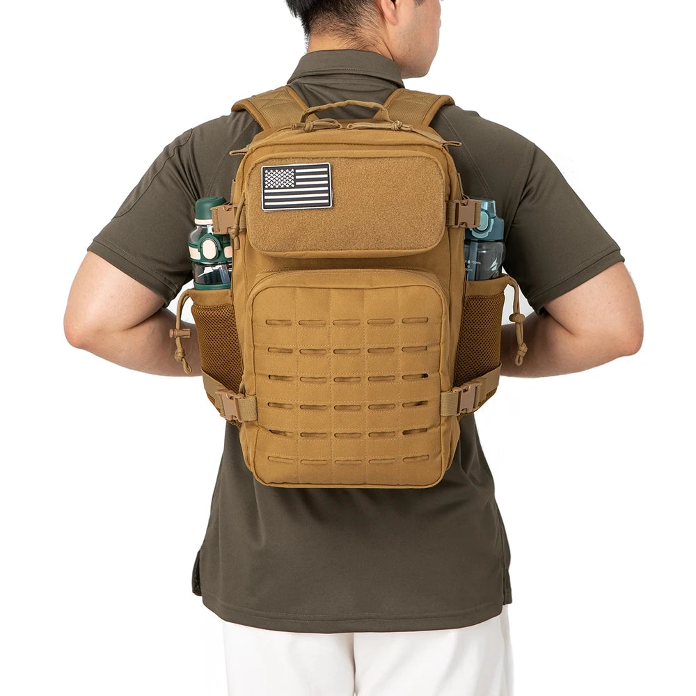 25L Tactical Backpack Outdoor Bag for Fitness MOLLE Backpack GYM For
