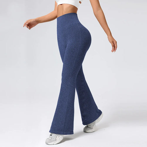 Breathable Flared Trousers Yoga-to-Street Chic Athleisure Fitness