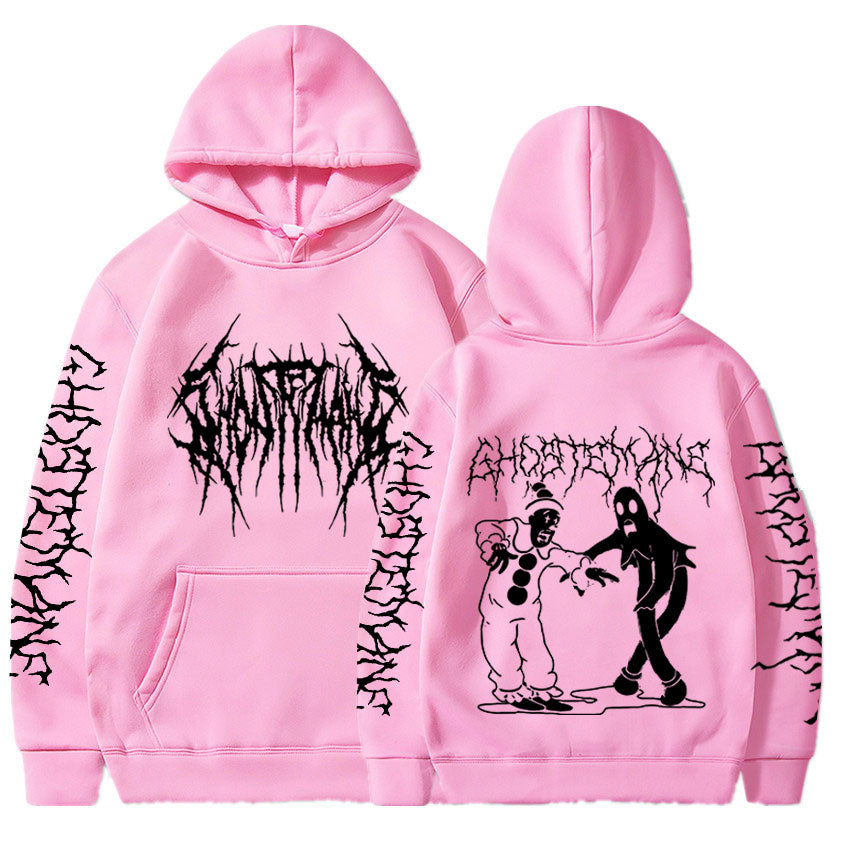 Ghostemane Double Sided Print Hoodie Men's Fashion Hip Hop Metal Rock Hoodies Gothic Oversized Sweatshirt Tracksuit Streetwear - ALMASTRONG
