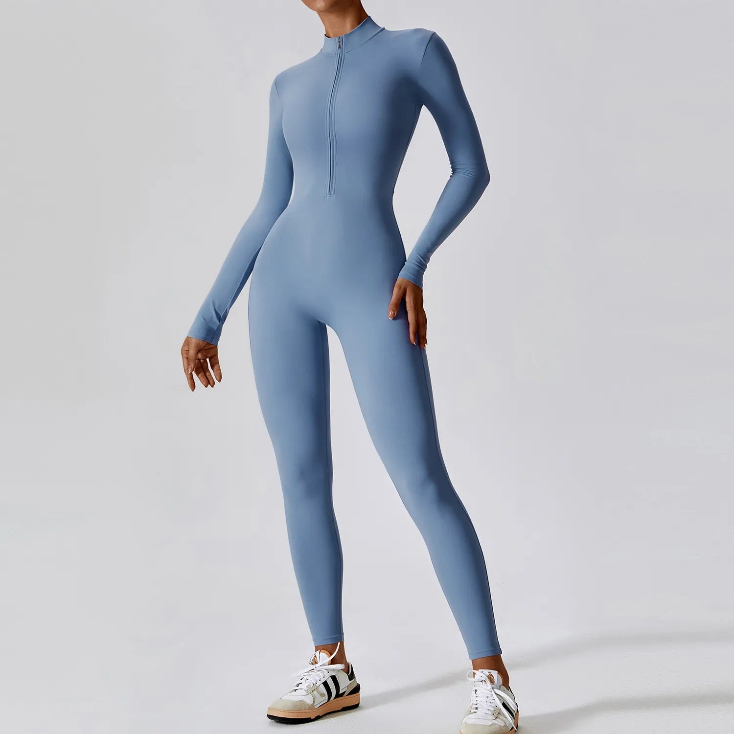 SculptEase Long Sleeve Fitness Jumpsuit
